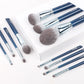 MyDestiny Azure Blue 11pcs Makeup Brush