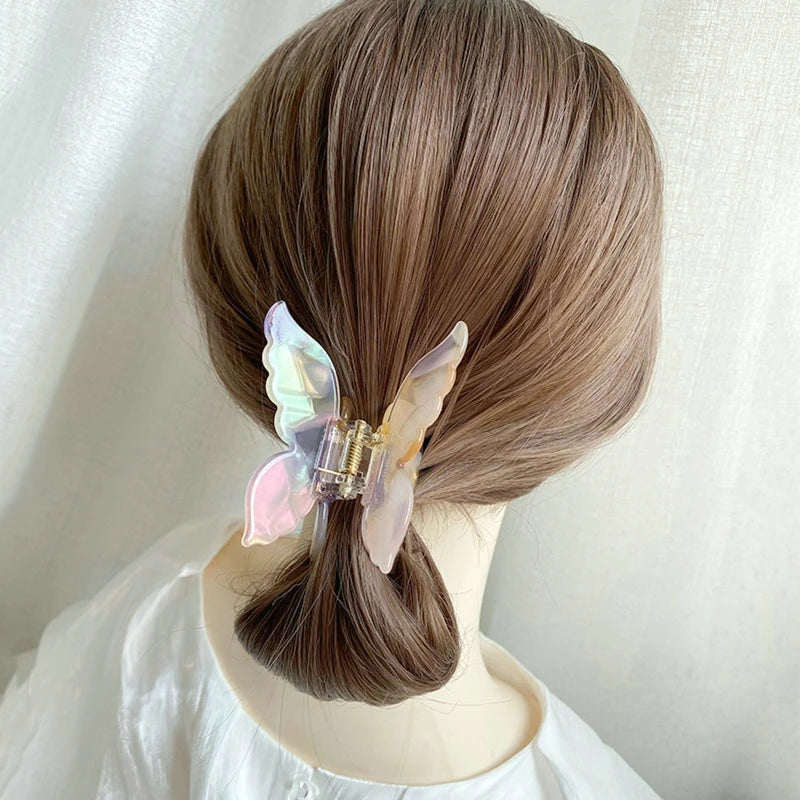 French Retro Butterfly Hair Clips