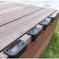 10/20pcs LED Solar Stair Light Waterproof Outdoor Garden