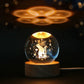 6cm 3D Crystal ball Crystal Planet Night Light Laser Engraved Solar System Globe Astronomy Birthday Gift