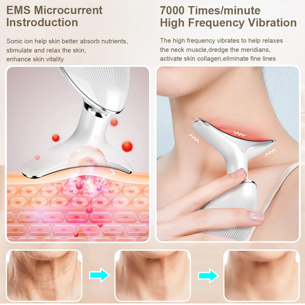 Facial Microcurrent EMS Neck Face Lifting Massager