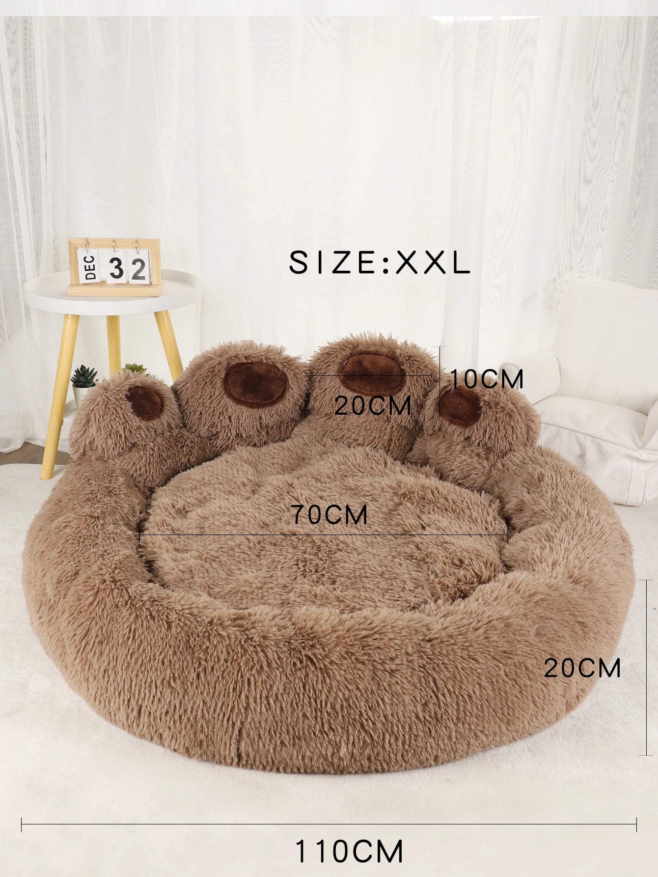 Fluffy Dog Bed Large Pet Products Dogs Beds Small Sofa Baskets