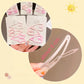 3/6 Pcs/Set Girls Fashion Coffee Color Geometric Stars Ornament Pink Hair Clips