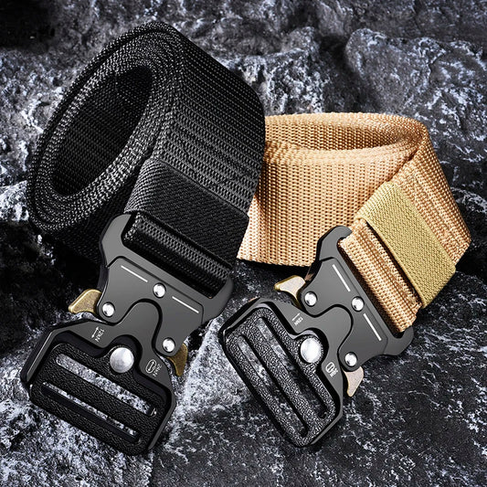 Men Belt Army Outdoor Hunting Tactical Multi Function Combat