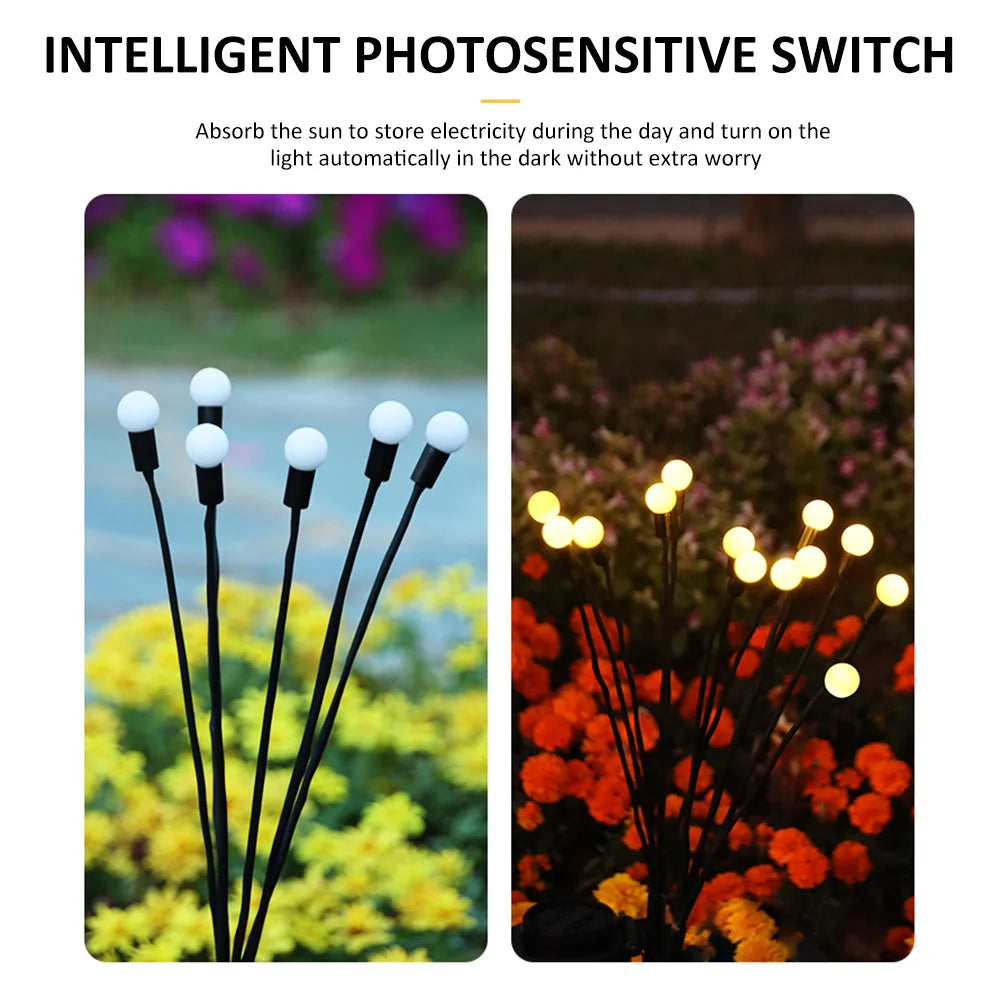 Solar LED Light Outdoor Waterproof Garden Sunlight