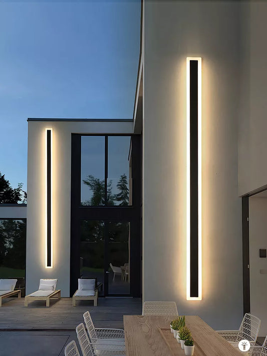 Wall Lamps Line Minimalist  Light Long Strip  Outdoor Waterproof