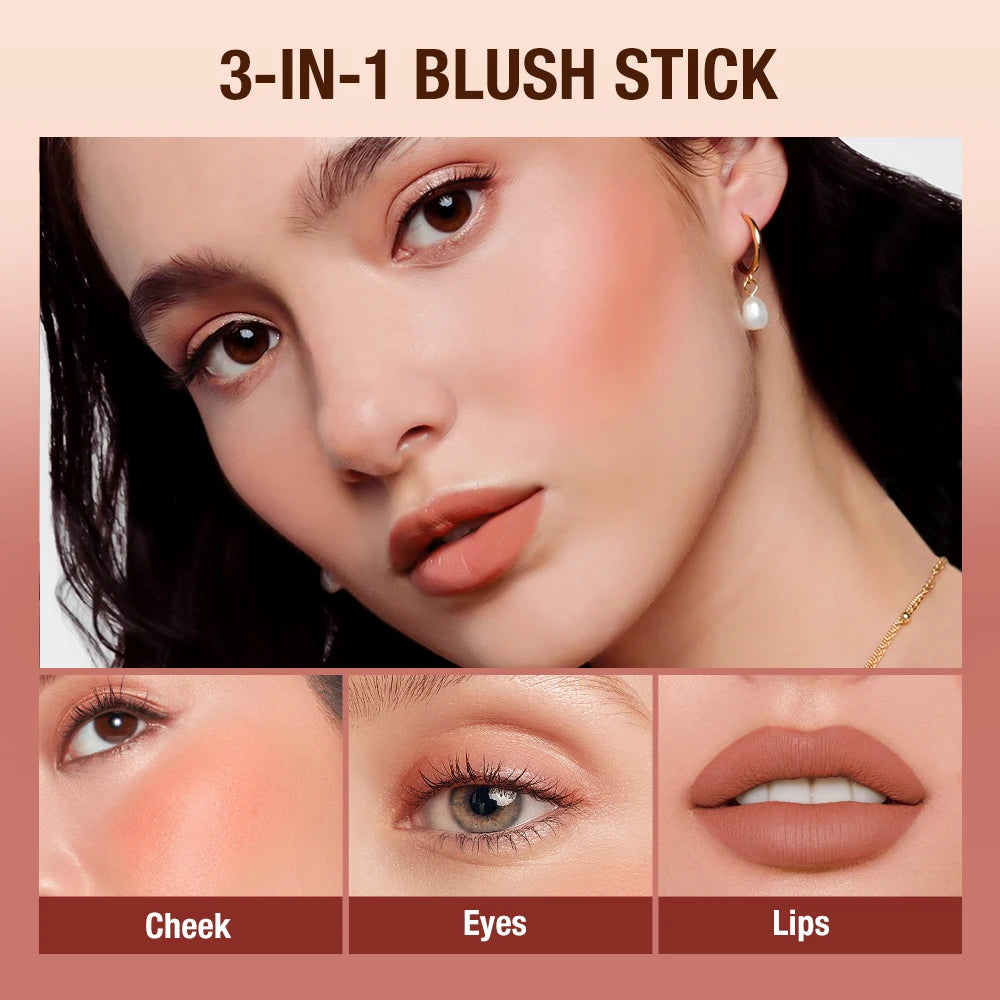 O.TWO.O Lipstick Blush Stick 3-in-1