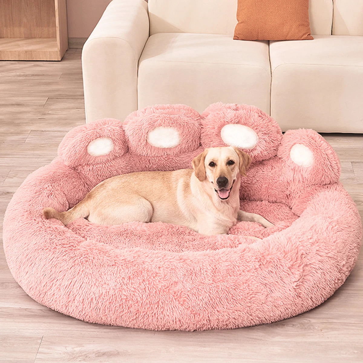 Fluffy Dog Bed Large Pet Products Dogs Beds Small Sofa Baskets