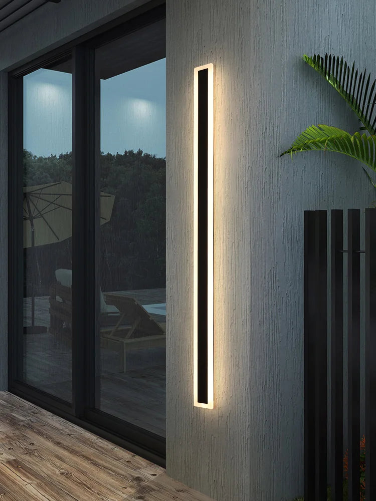 Wall Lamps Line Minimalist  Light Long Strip  Outdoor Waterproof