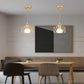 Modern LED Pendant Light Iron Gold Black Minimalist